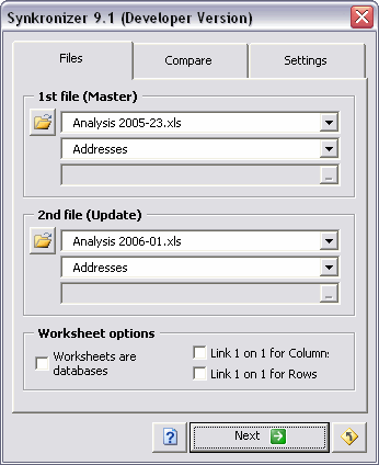 Synkronizer Screenshot